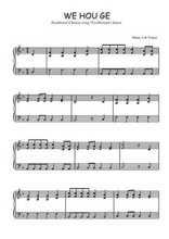 Téléchargez l'arrangement pour piano de la partition de Traditionnel-Wen-hou-ge en PDF